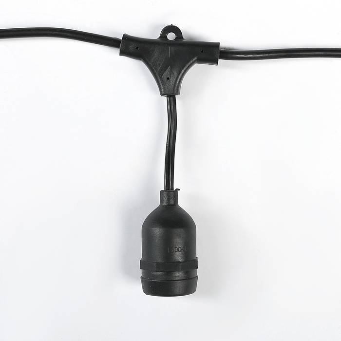 гирлянда "Евро Белт Лайт", шаг 100 см, E27, 2W-УМС, 10 метров, 220 V