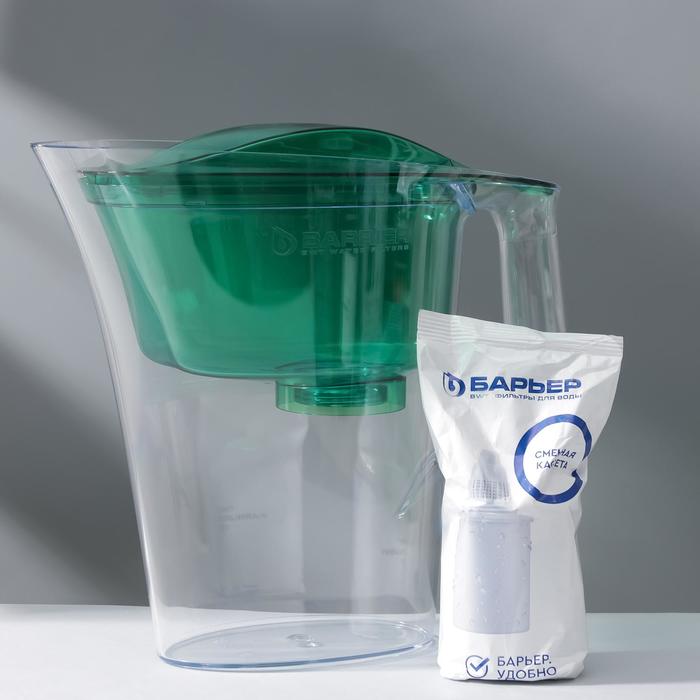 Фильтр-кувшин 2,5 л "Барьер. Нова", цвет зелёный