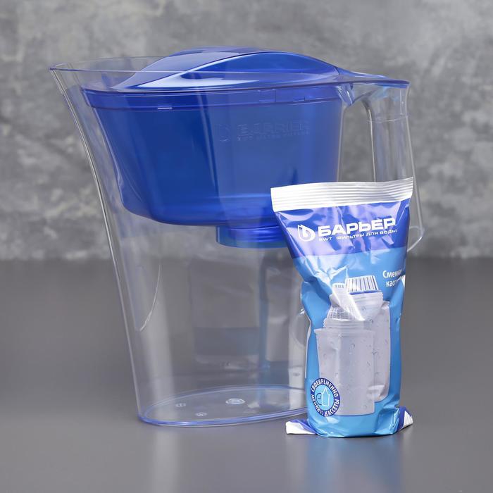 Фильтр-кувшин 2,5 л "Барьер.Нова", цвет синий
