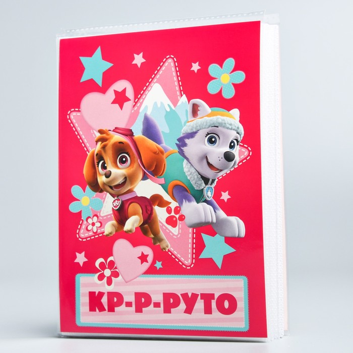 Щенячий патруль. Фотоальбом "Круто" Скай и Эверест, 36 фото, с наклейками