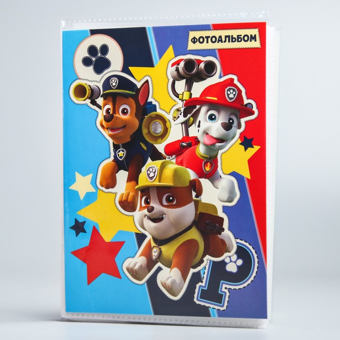Щенячий патруль. Фотоальбом "Щенячий патруль", 36 фото, с наклейками