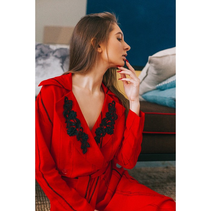 Аппликации пришивные, лейсы, 23*7,5см, пара, цвет чёрный