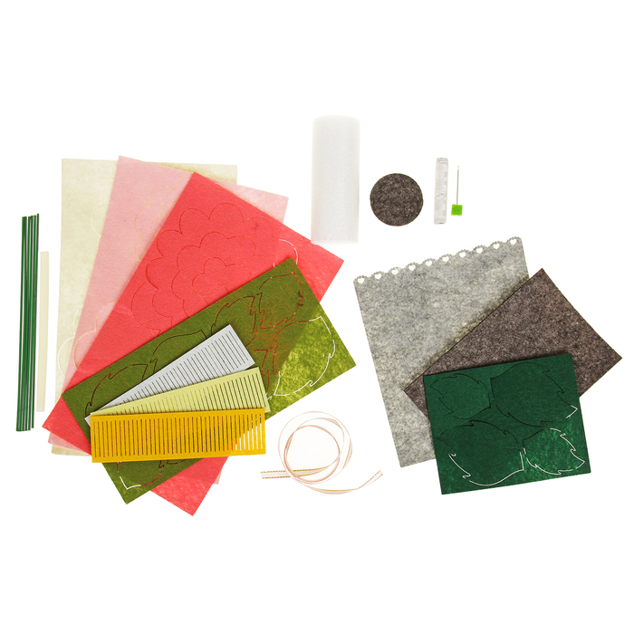 Набор для творчества - создай букет №6 из фетра