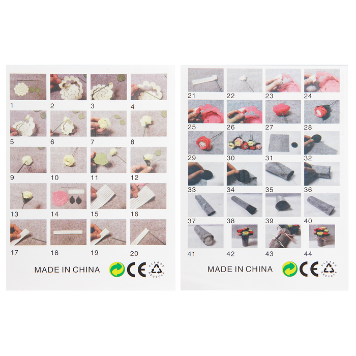 Набор для творчества - создай букет №6 из фетра