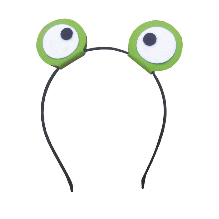 Набор для творчества - создай ободок из фетра "Ушки лягушки"