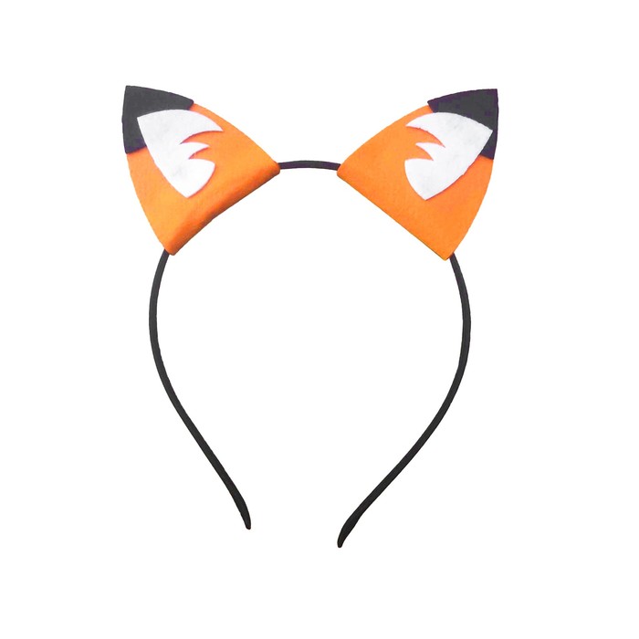 Набор для творчества - создай ободок из фетра "Ушки лисички"