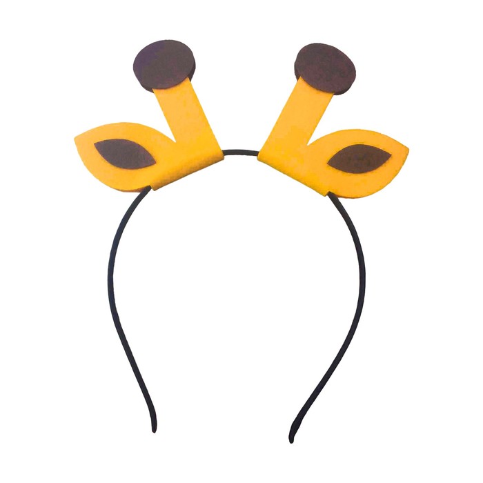 Набор для творчества - создай ободок из фетра "Ушки жирафа"