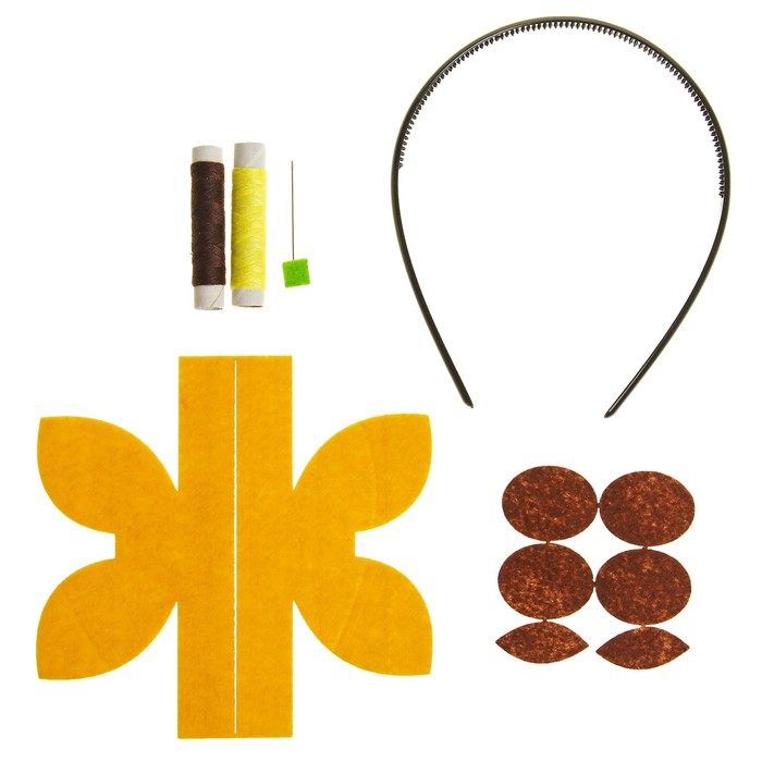 Набор для творчества - создай ободок из фетра "Ушки жирафа"