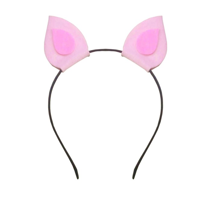 Набор для творчества - создай ободок из фетра "Ушки поросёнка"