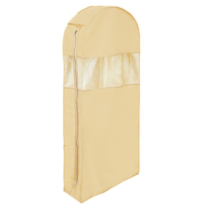 Чехол для шуб LUX длинный, цвет бежевый