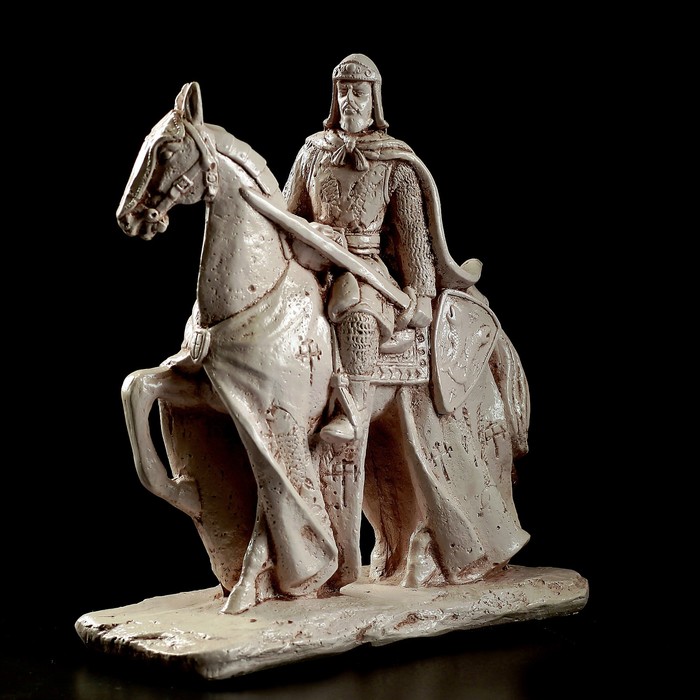 Фигура "Рыцарь на коне" состаренный 14×33×37см
