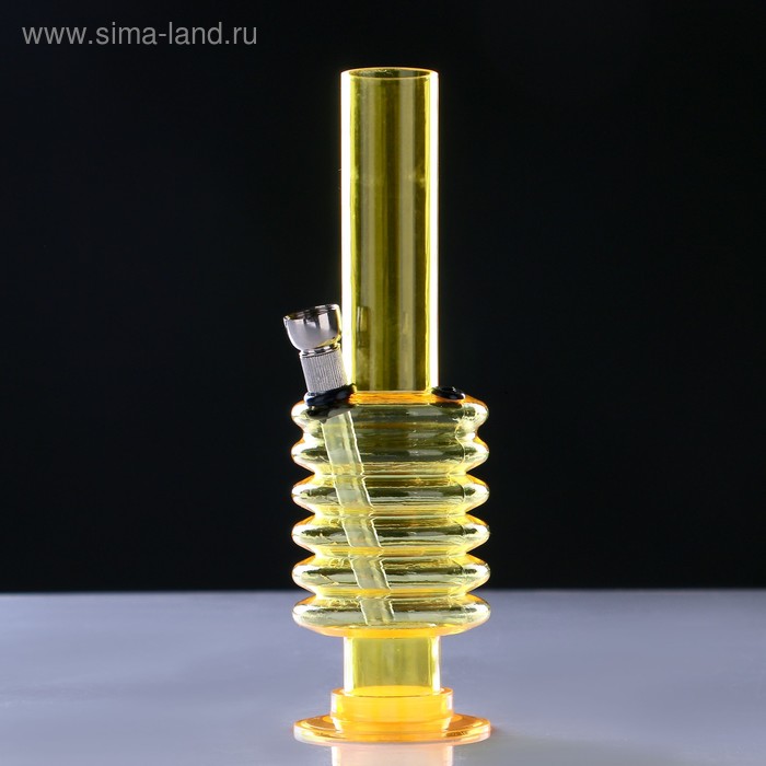 

Бонг, h-20 см, "Гармошка", акриловый, микс