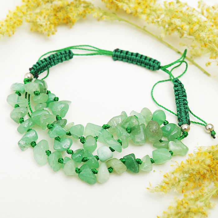 Браслет шамбала крошка "Нефрит"