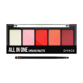 

Палетка блесков для губ Divage All In One, тон № 01