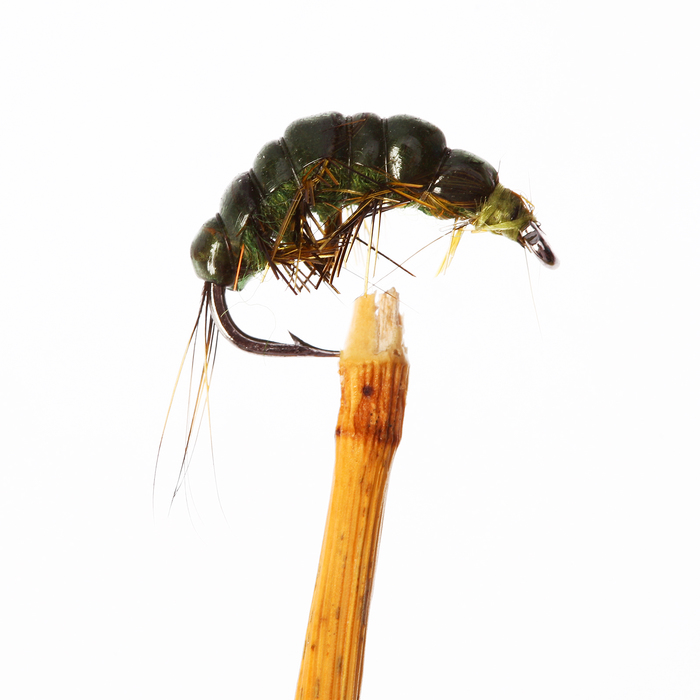 Мушка Gammarus Amphipod, 8, dark olive