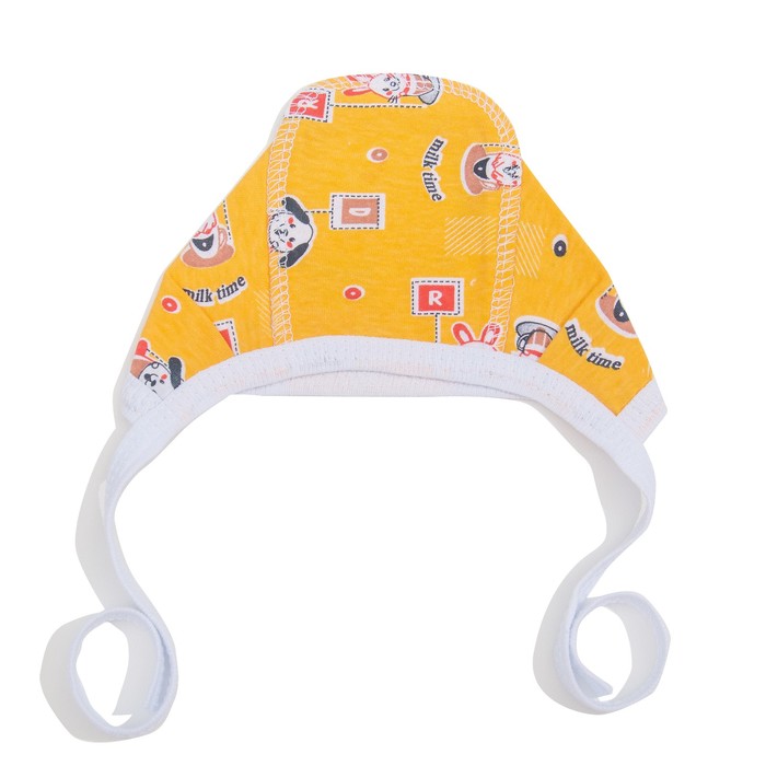 Чепчик для девочки, цвет микс, размер 46-50 см