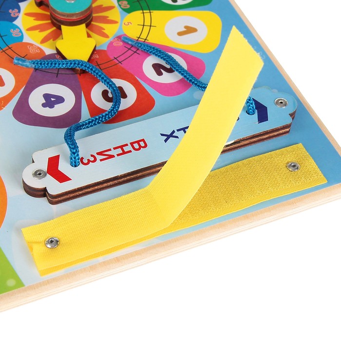 Бизиборд "Цветик", 25 х 25 см