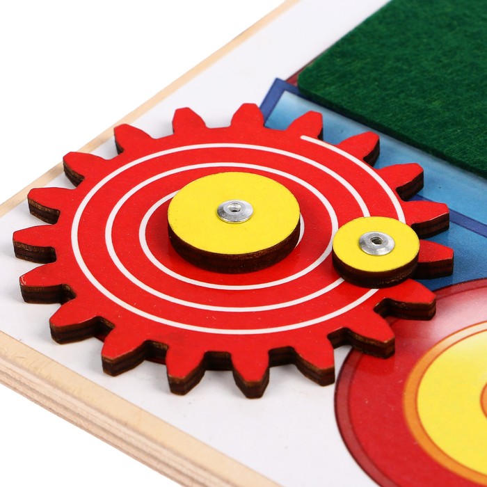 Бизиборд "Паровозик", 25 х 25 см