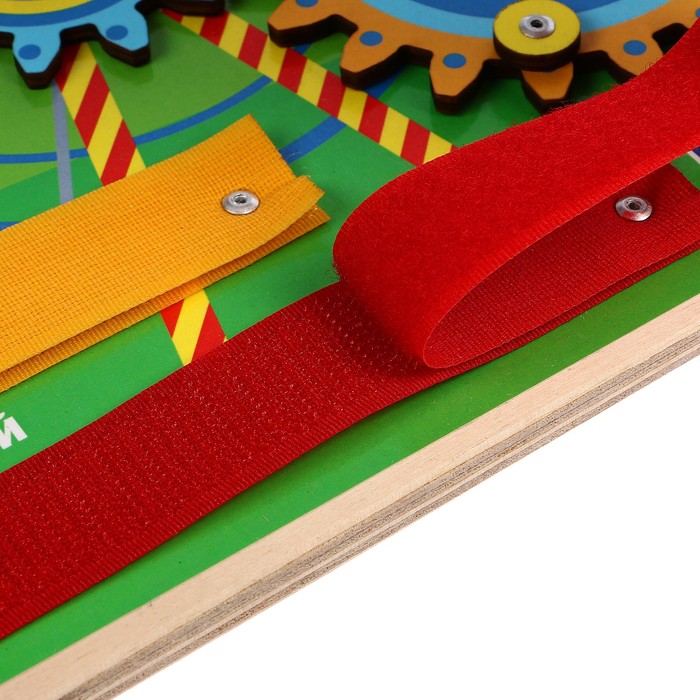 Бизиборд "Колесо", 25 х 25 см