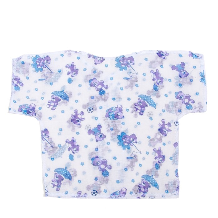 Распашонка для мальчика, цвет микс, на запАхе, рост 46-50 см