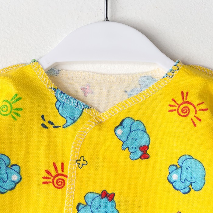 Распашонка для девочки, цвет микс, закрытые ручки, рост 50-56 см