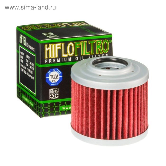 Фильтр масляный HF151, Hi-Flo фильтр масляный hf170b hi flo