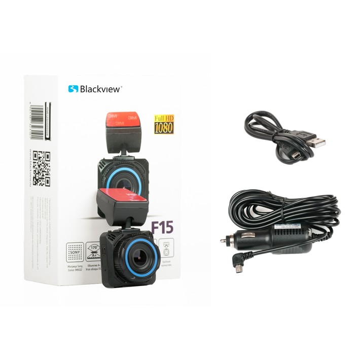 Видеорегистратор Blackview F15 Black, 2", обзор 170°, 1920x1080