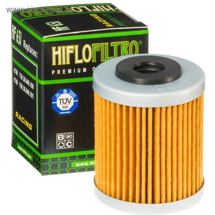 цена Фильтр масляный HF651, Hi-Flo