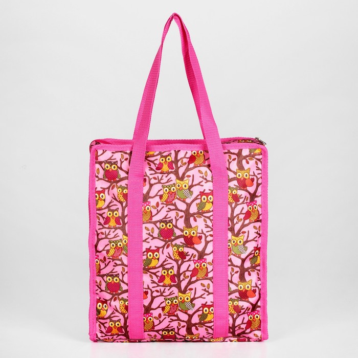 Сумка для рукоделия "Совушки на дереве"