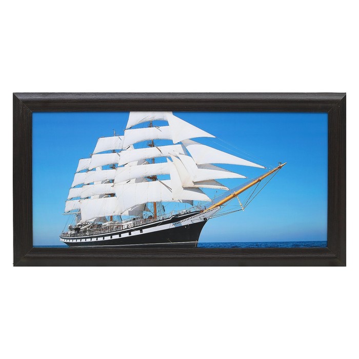 Картина "В плавании" 38*75 см МДФ, рамка микс