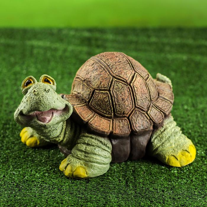 Садовая фигура "Черепаха весёлая" 19*27*34 см