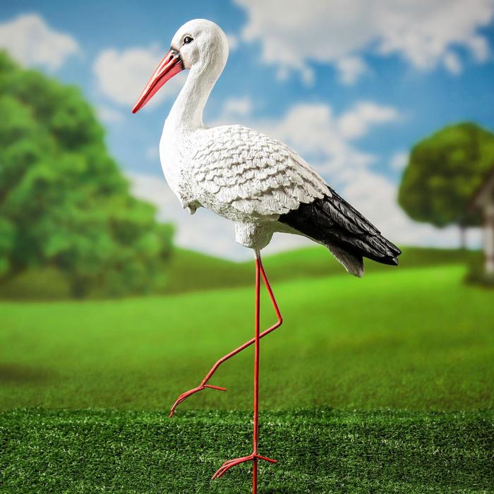 Садовая фигура "Аист" 70*15*42 см
