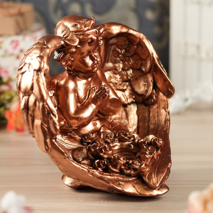 Статуэтка "Ангел в крыльях", бронза