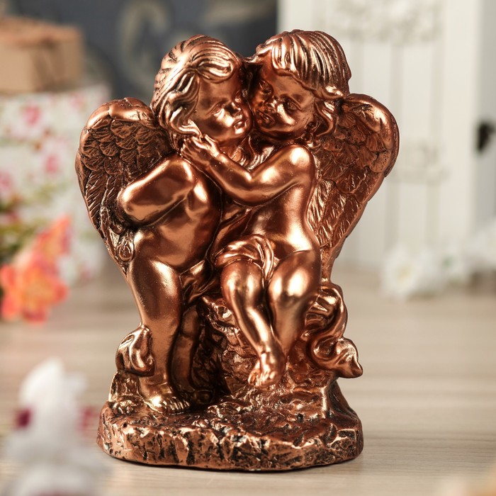Статуэтка "Пара на камне" малая, бронза