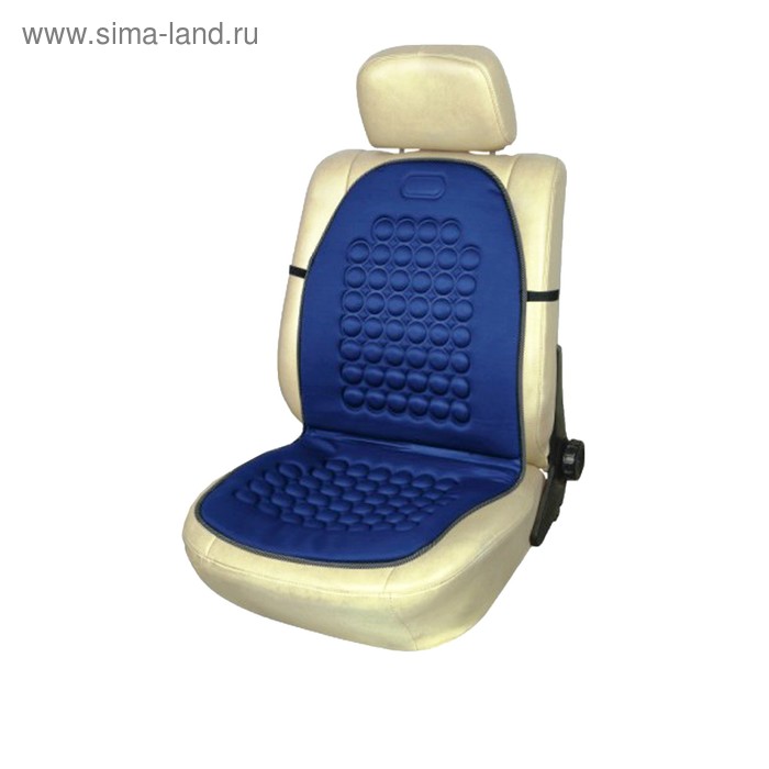 фото Накидка на сиденье ортопедическая skyway drive, 95х45 см, синий , s01302005