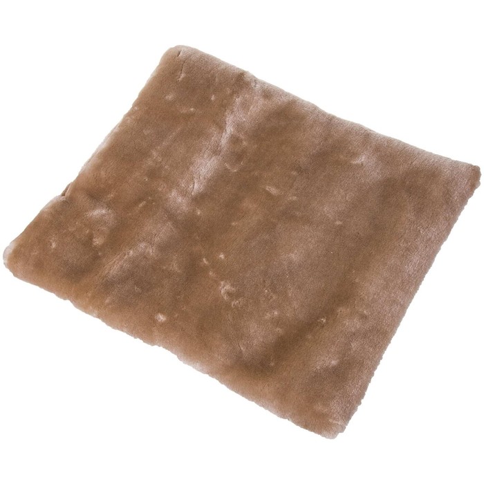 Накидка на сиденье SKYWAY ARCTIC, 33х39 см, искусственный мех, без спинки, бело-бежевый