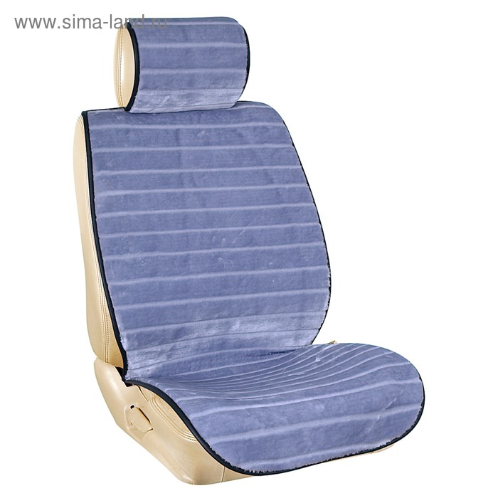 фото Накидка на сиденье skyway arctic, искусственный мех, серый, 5 предметов