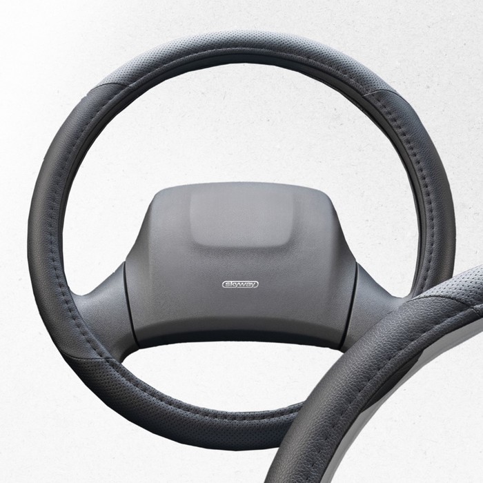 

Оплетка Skyway Crome-1, размер L, экокожа, черный, S01102025