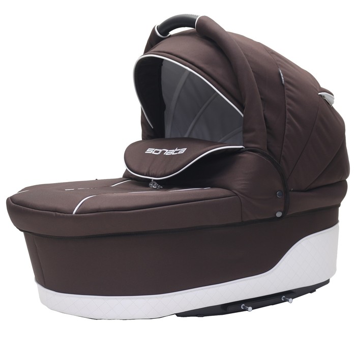 Коляска 3 в 1 SONATA (Rant) 01 синий-белый