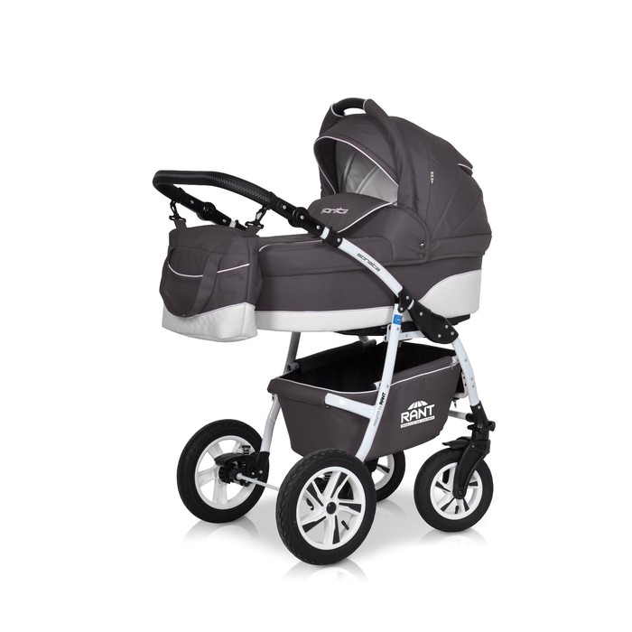 Коляска 3 в 1 SONATA (Rant) 02 графит-белый