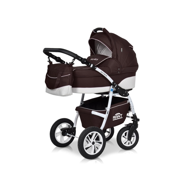 Коляска 3 в 1 SONATA (Rant) 05 коричневый-белый
