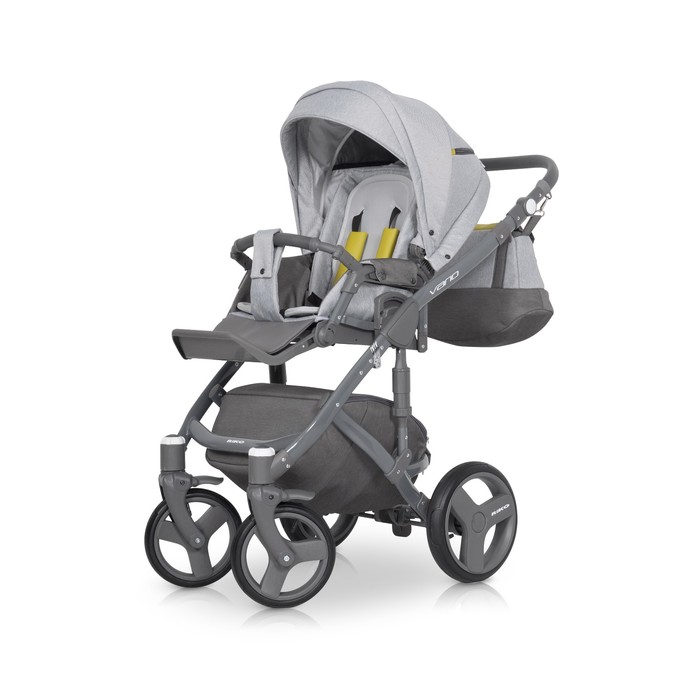 Коляска 3 в 1 VARIO (Riko) 01 Grey Fox (Серый)