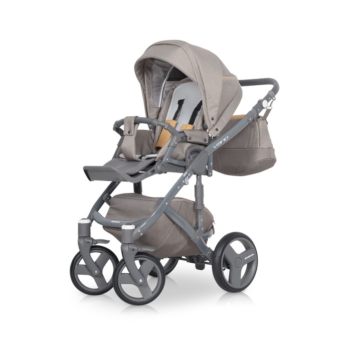 Коляска 3 в 1 VARIO (Riko) 02 Caramel (коричневый)