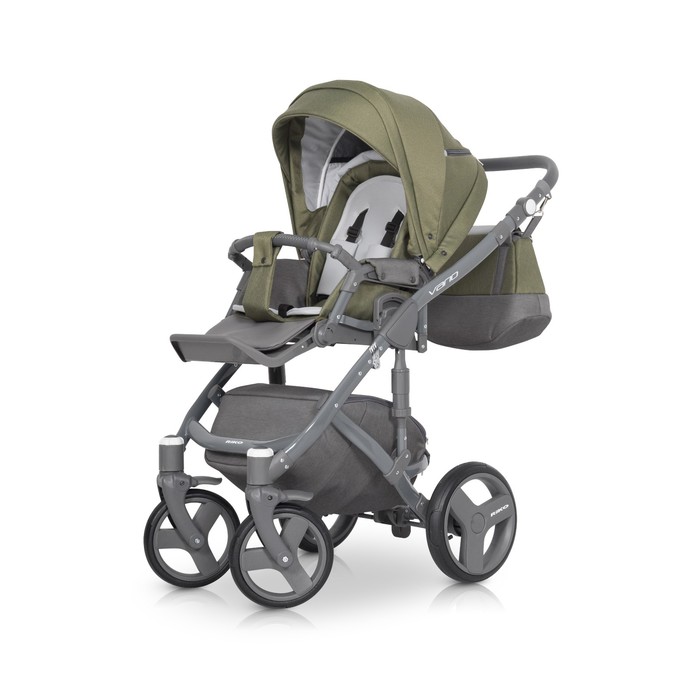 Коляска 3 в 1 VARIO (Riko) 03 Olive (зеленый)