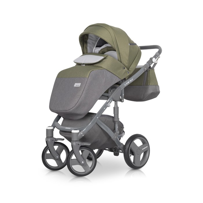 Коляска 3 в 1 VARIO (Riko) 03 Olive (зеленый)