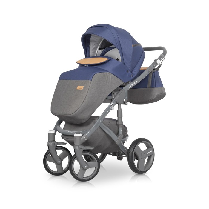 Коляска 3 в 1 VARIO (Riko) 05 Denim (синий)