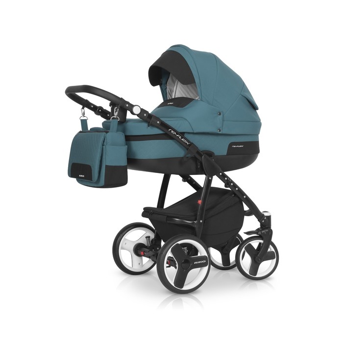 Коляска 3 в 1 RE-FLEX (Riko) 02 Adriatic (бирюза)