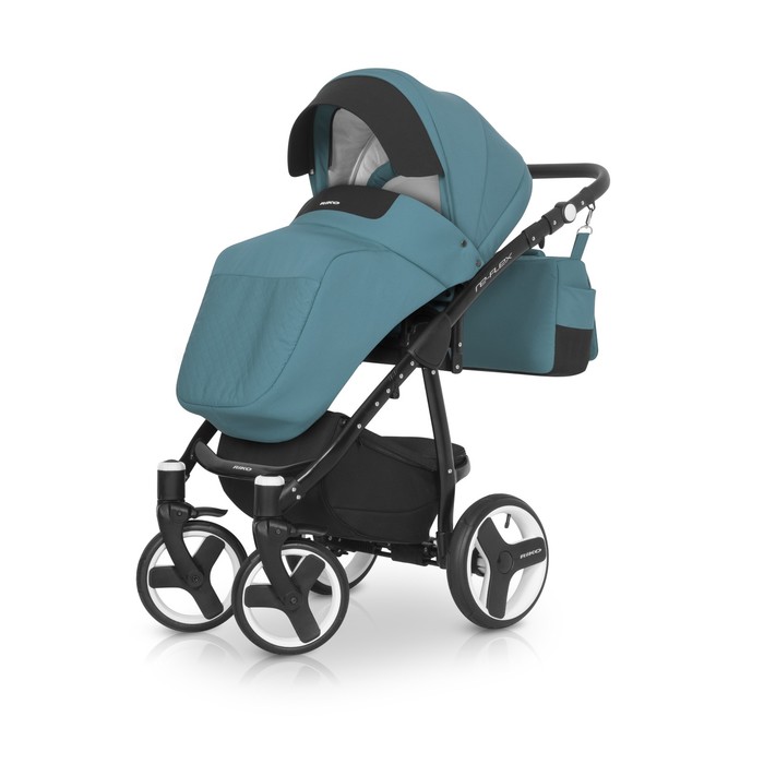 Коляска 3 в 1 RE-FLEX (Riko) 02 Adriatic (бирюза)