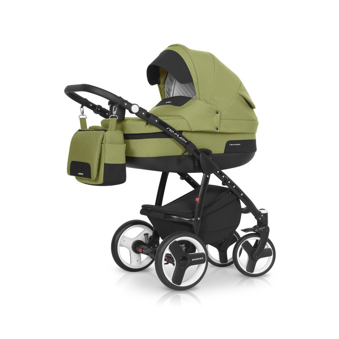 Коляска 3 в 1 RE-FLEX (Riko) 05 Green Olive (зеленый)