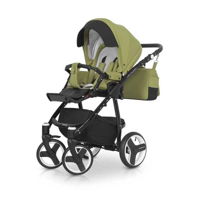Коляска 3 в 1 RE-FLEX (Riko) 05 Green Olive (зеленый)